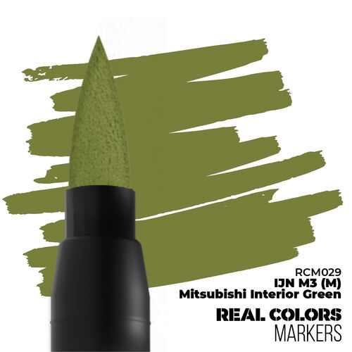 AK-RCM029 Patiniermarker, IJN M3(M) Mitsubishi Interior Green
